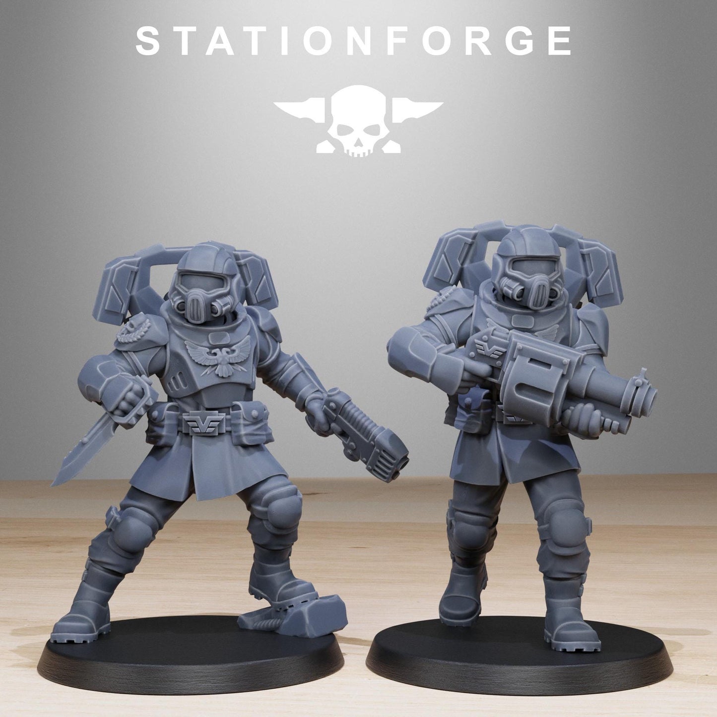 Vaskar Jump Squad | Set of 10 Minis | StationForge | 12K Prints