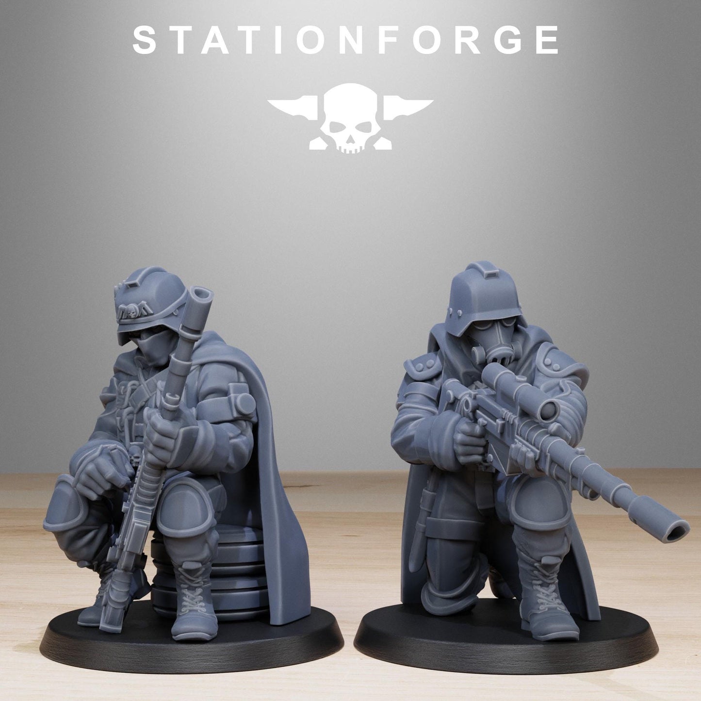 GrimGuard Snipers Reborn | Set of 10 Minis | StationForge | 12K Prints