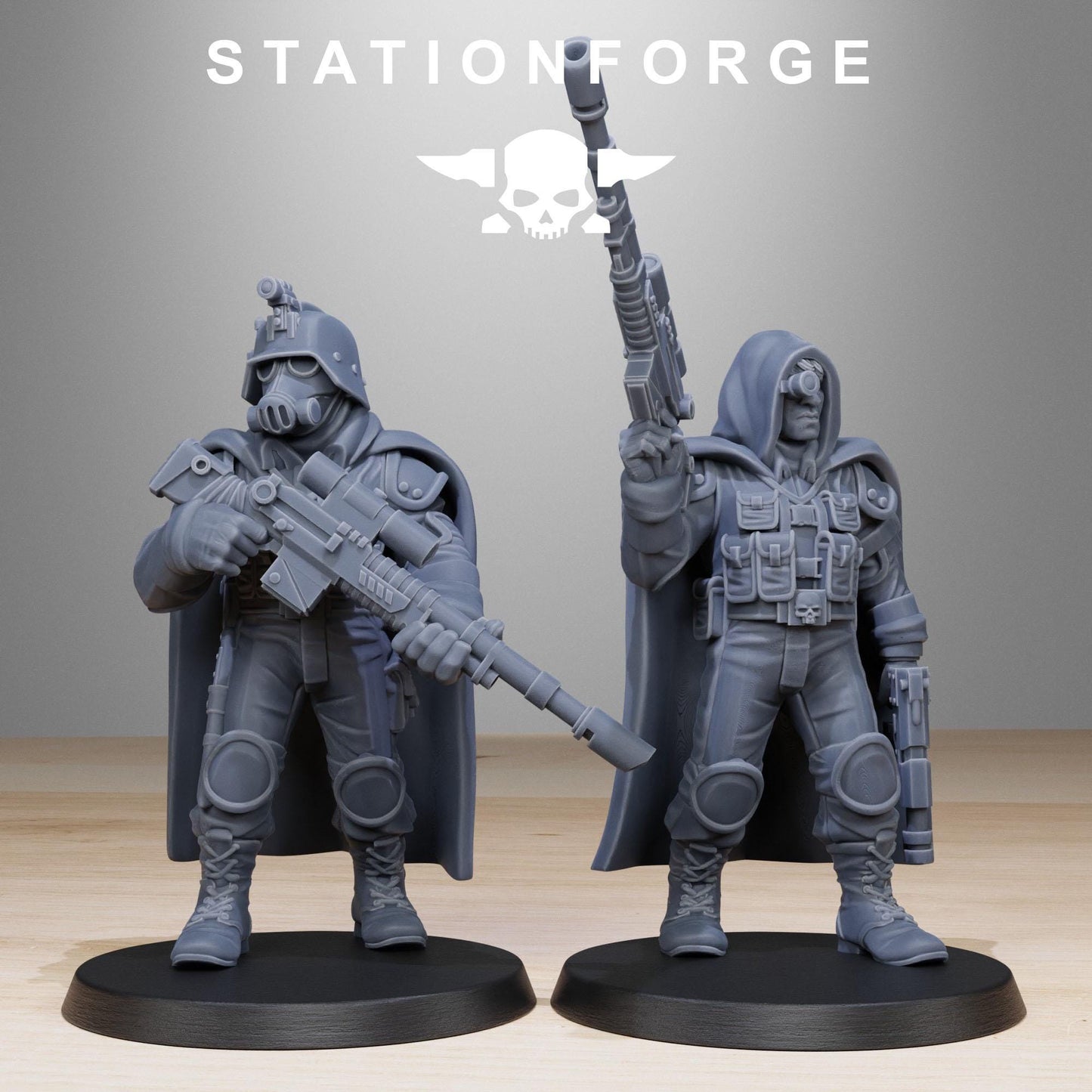 GrimGuard Snipers Reborn | Set of 10 Minis | StationForge | 12K Prints
