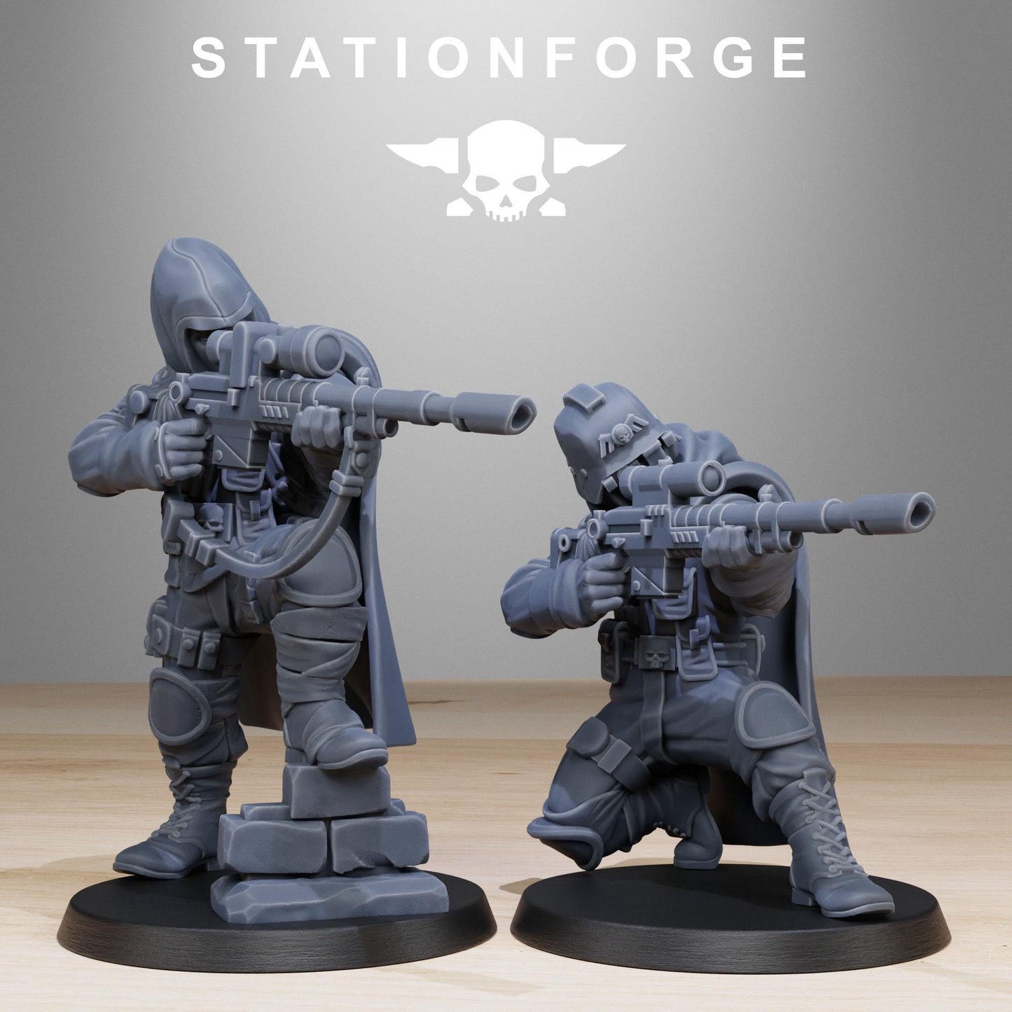 GrimGuard Snipers Reborn | Set of 10 Minis | StationForge | 12K Prints