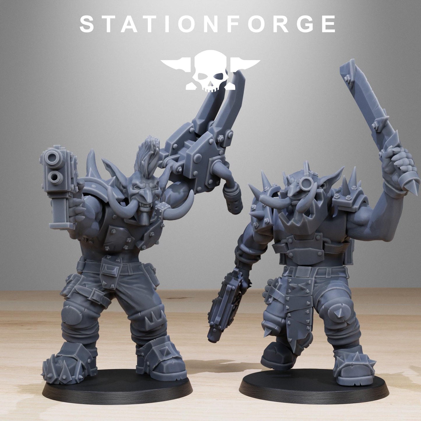 Orkaz Trolls | Set of 10 Minis | StationForge | 12K Prints