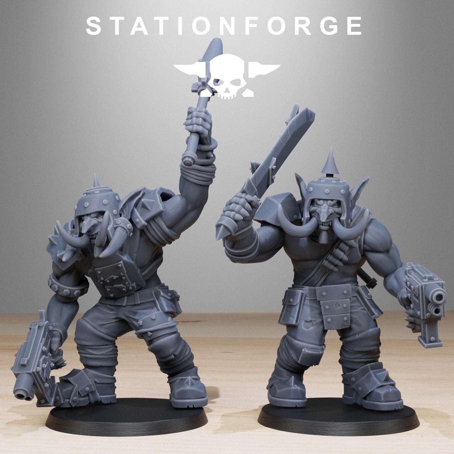 Orkaz Trolls | Set of 10 Minis | StationForge | 12K Prints