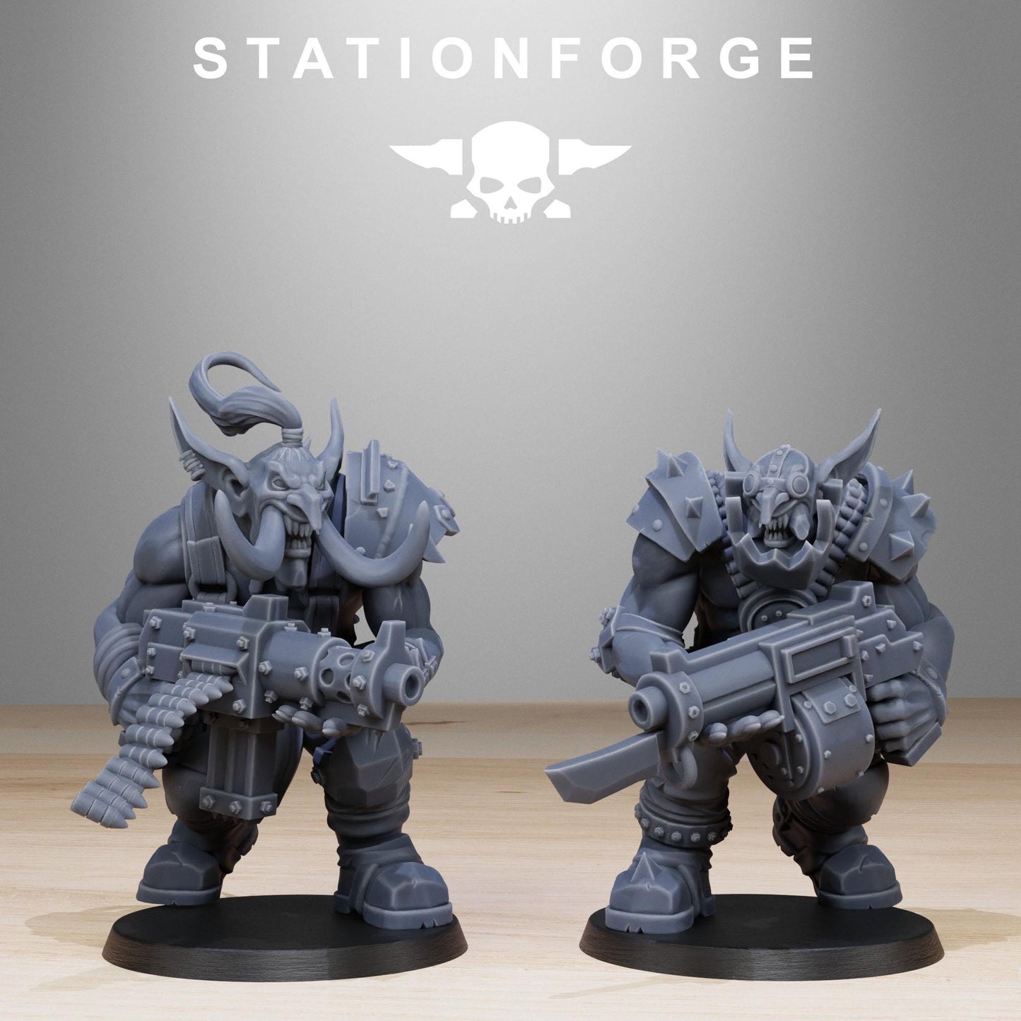 Orkaz Trolls | Set of 10 Minis | StationForge | 12K Prints