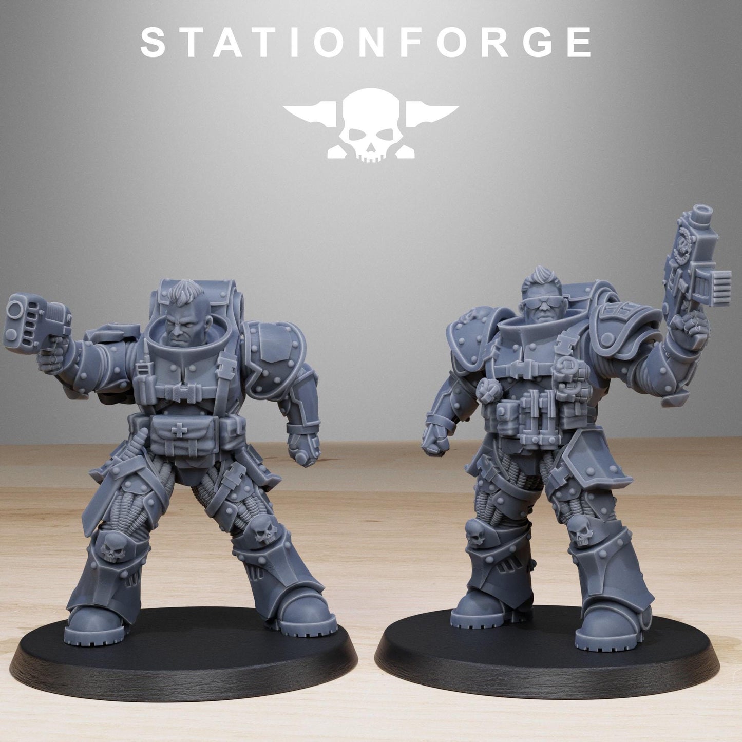 Socratis Light Reinforcement | Set of 10 Minis | StationForge | 12K Prints