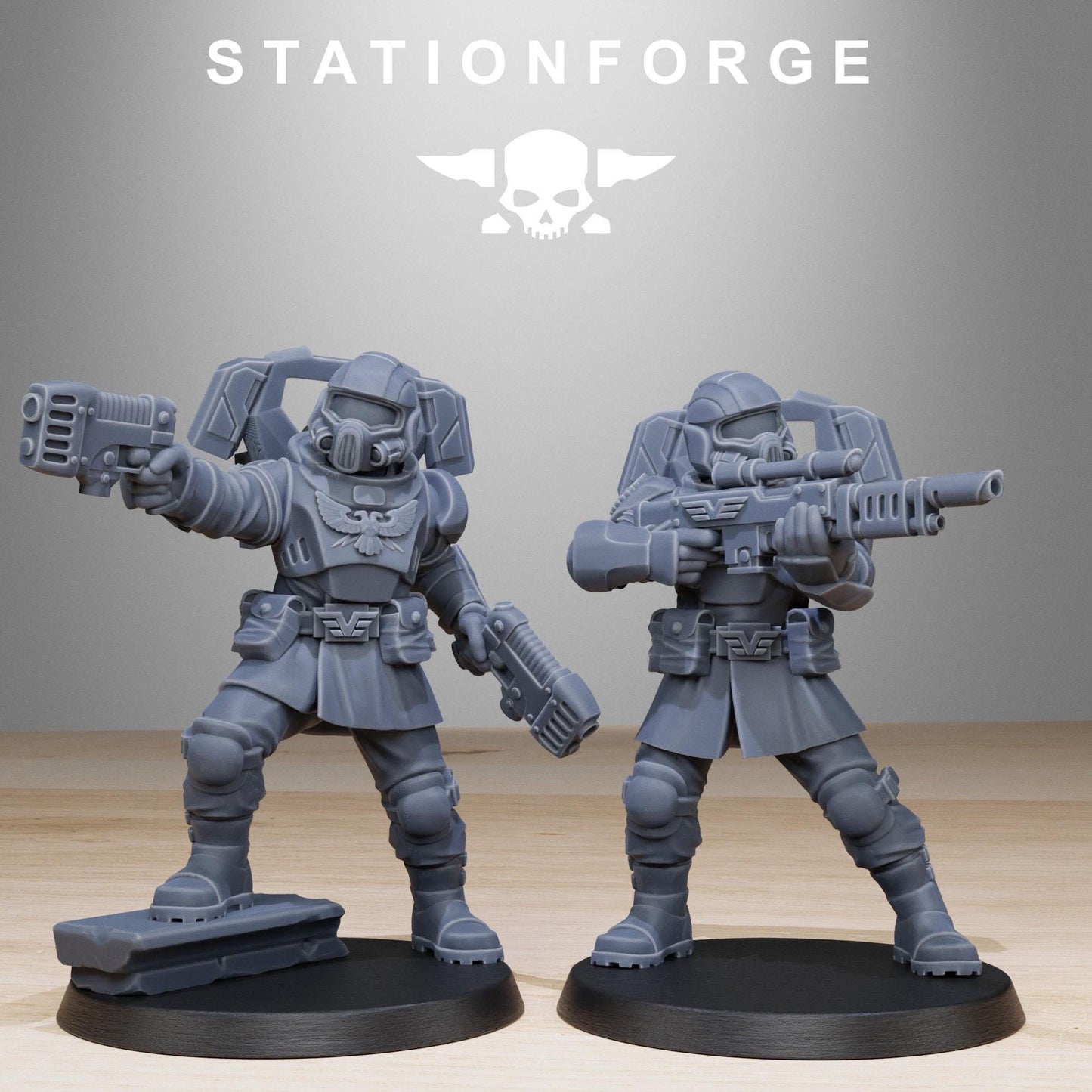Vaskar Jump Squad | Set of 10 Minis | StationForge | 12K Prints