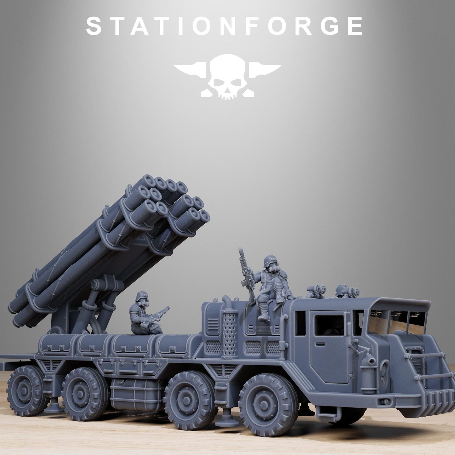 GrimGuard Artillery Vehicle | StationForge | 12K Prints