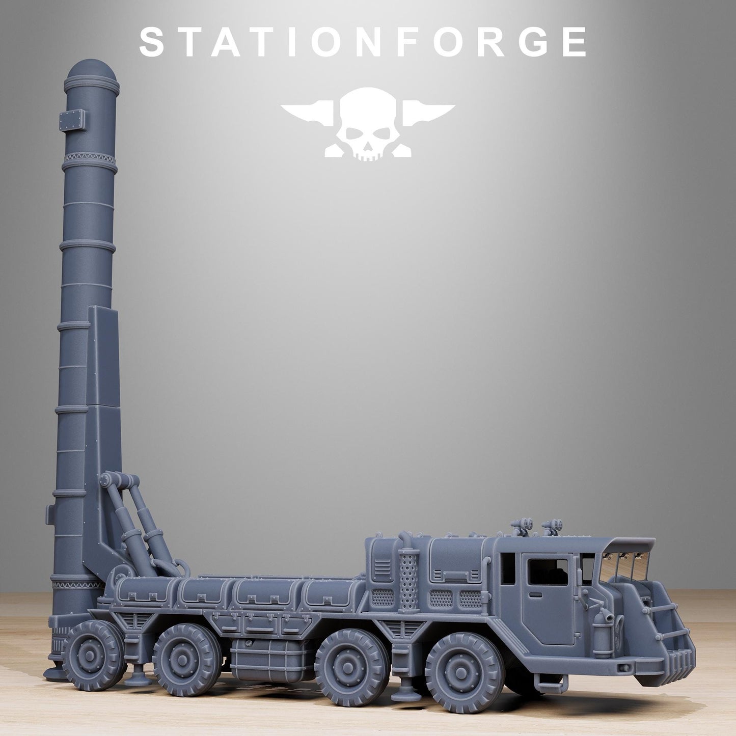 GrimGuard Artillery Vehicle | StationForge | 12K Prints