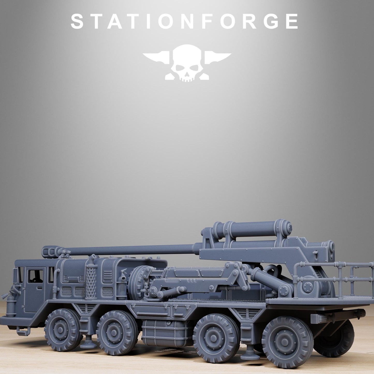 GrimGuard Artillery Vehicle | StationForge | 12K Prints