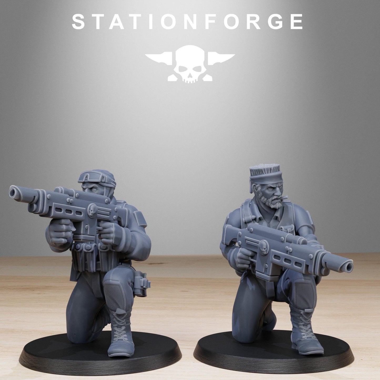 GrimGuard Counter Terrorists | Set of 10 Minis | StationForge | 12K Prints
