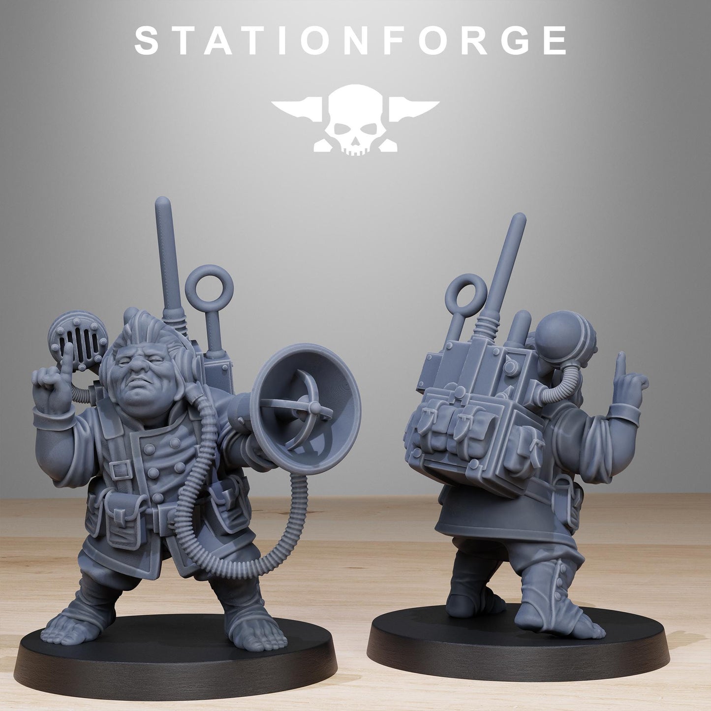 GrimGuard Skulldart Trappers | Set of 13 Minis | StationForge | 12K Prints