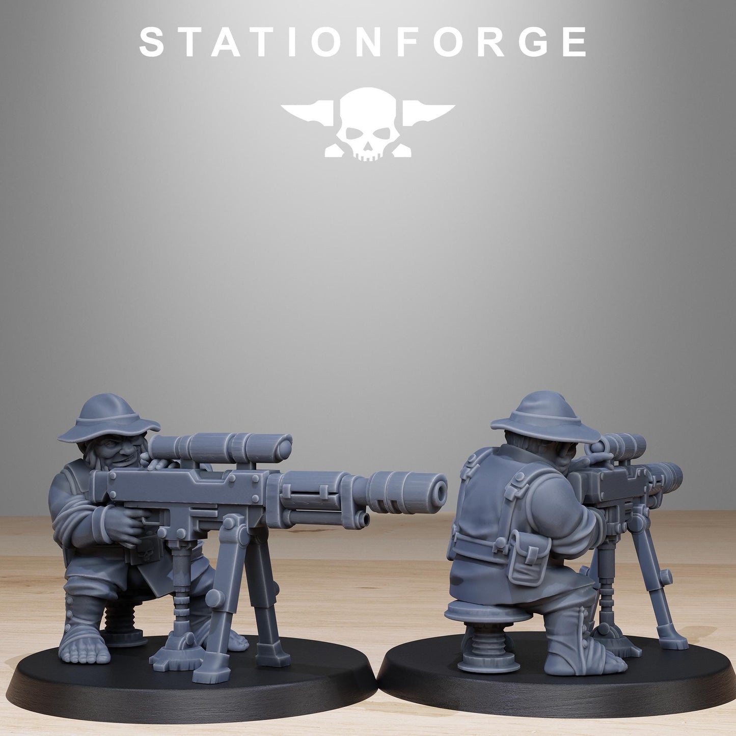 GrimGuard Skulldart Trappers | Set of 13 Minis | StationForge | 12K Prints