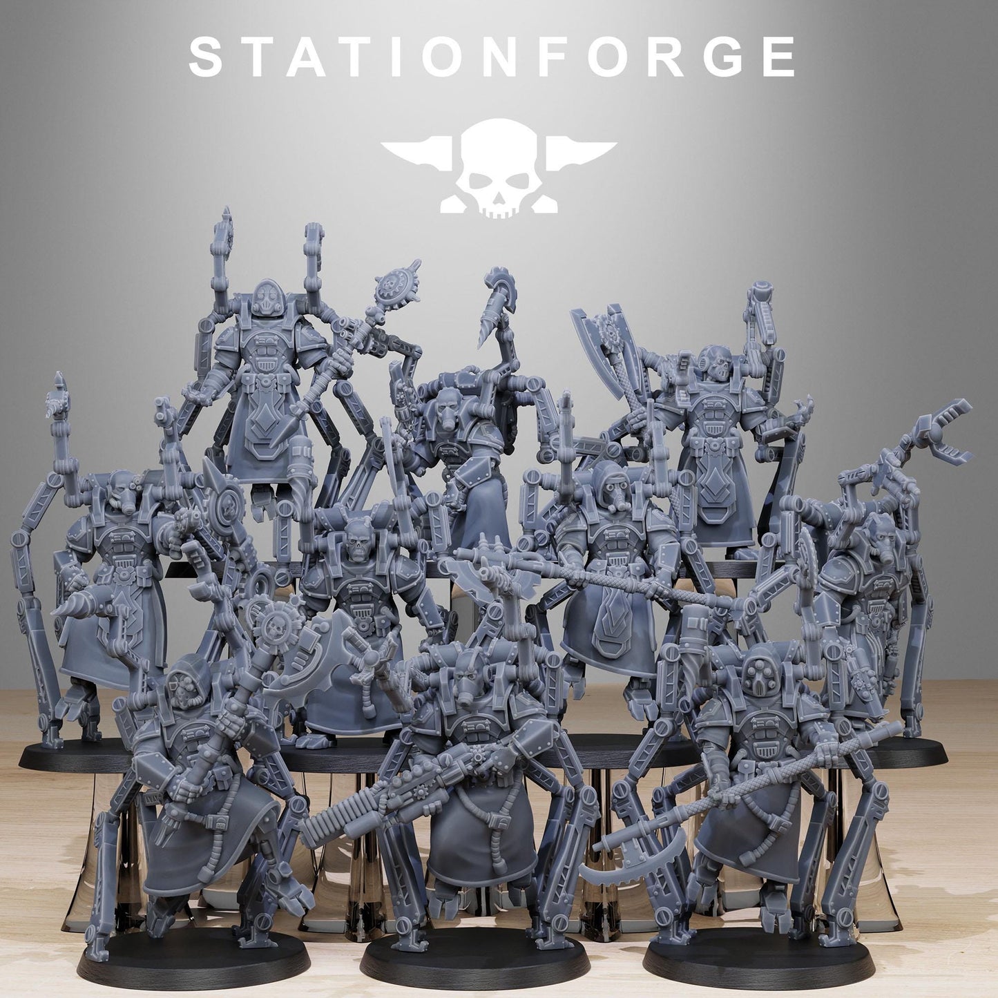 Scavenger Octopods | Set of 10 Minis | StationForge | 12K Prints