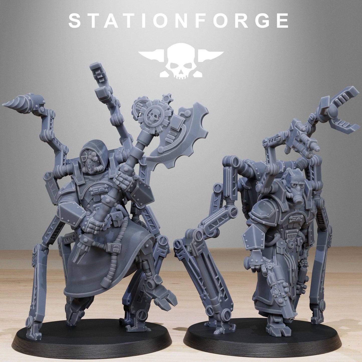 Scavenger Octopods | Set of 10 Minis | StationForge | 12K Prints