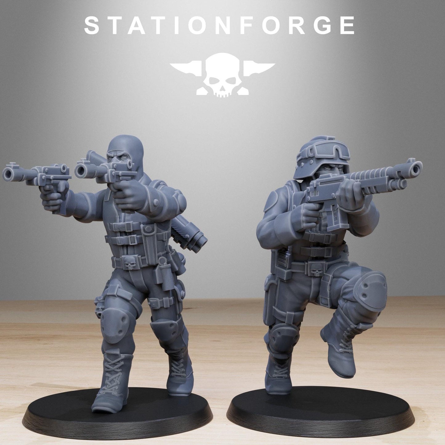 GrimGuard Counter Terrorists | Set of 10 Minis | StationForge | 12K Prints