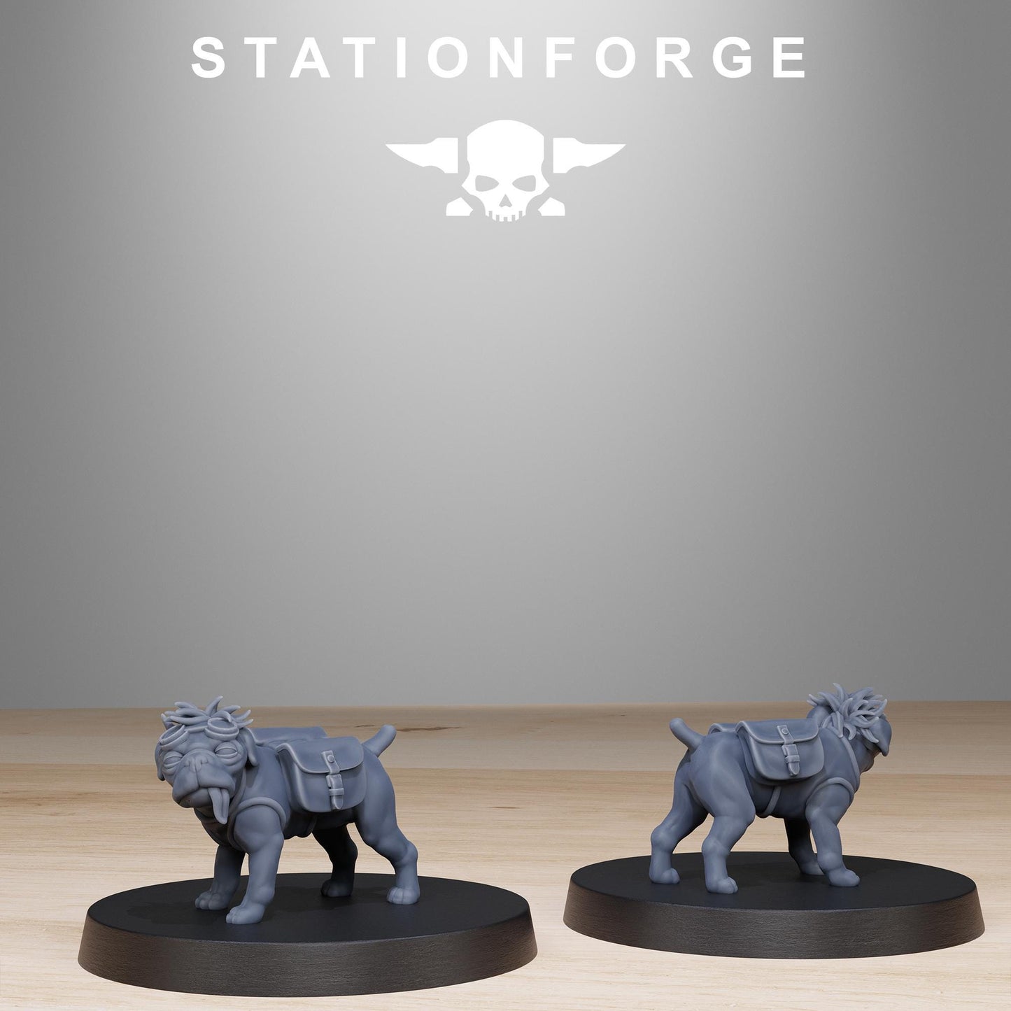 GrimGuard Skulldart Trappers | Set of 13 Minis | StationForge | 12K Prints