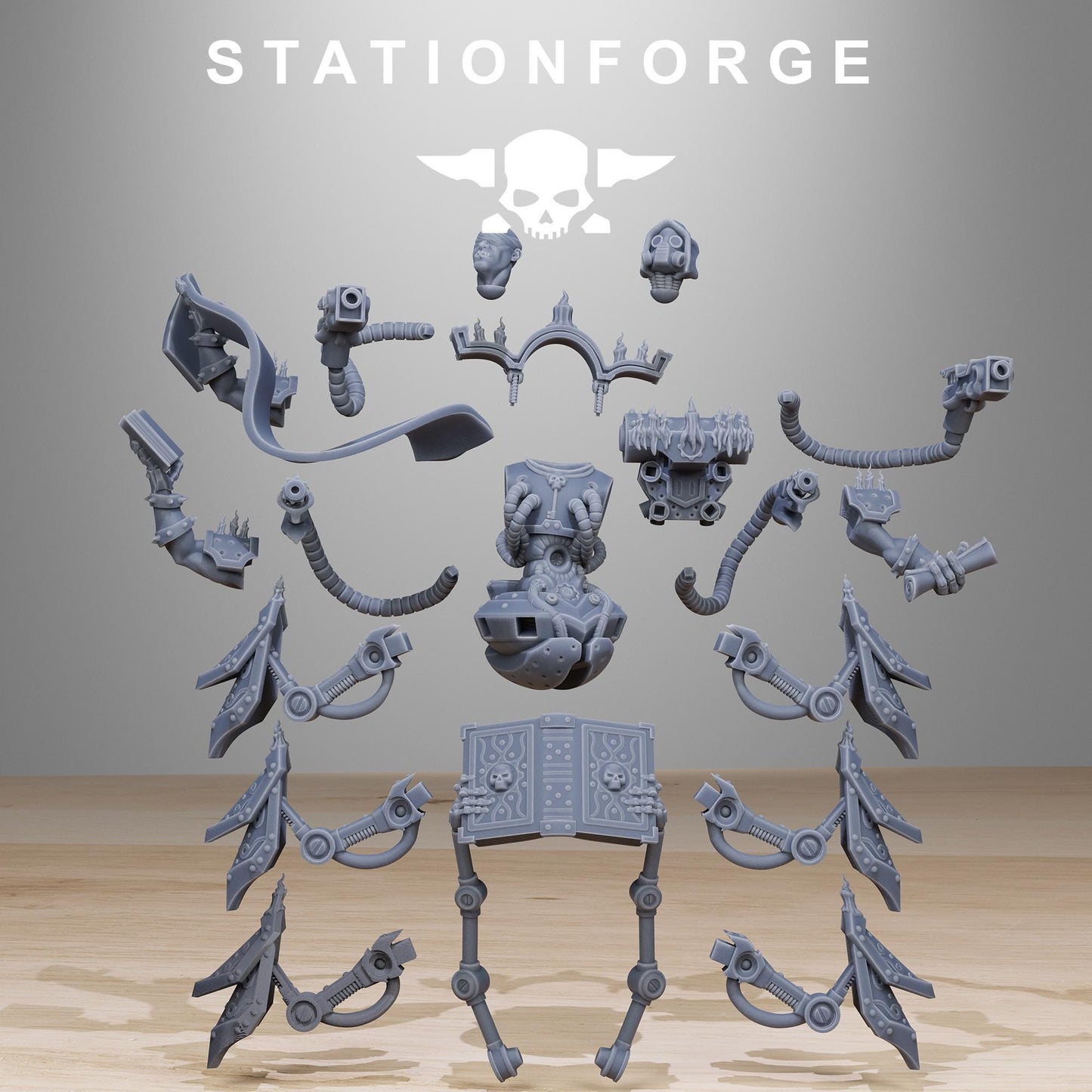Scavenger Librarian | StationForge | 12K Prints