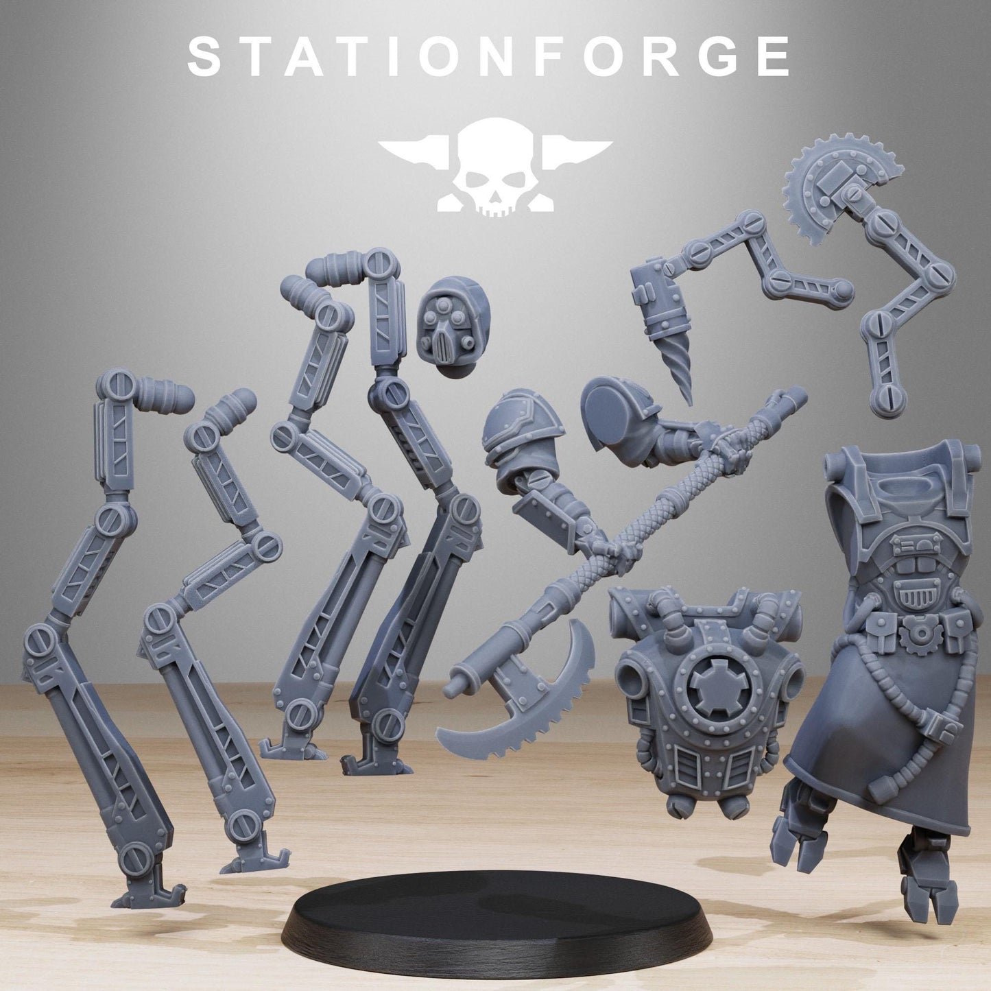 Scavenger Octopods | Set of 10 Minis | StationForge | 12K Prints