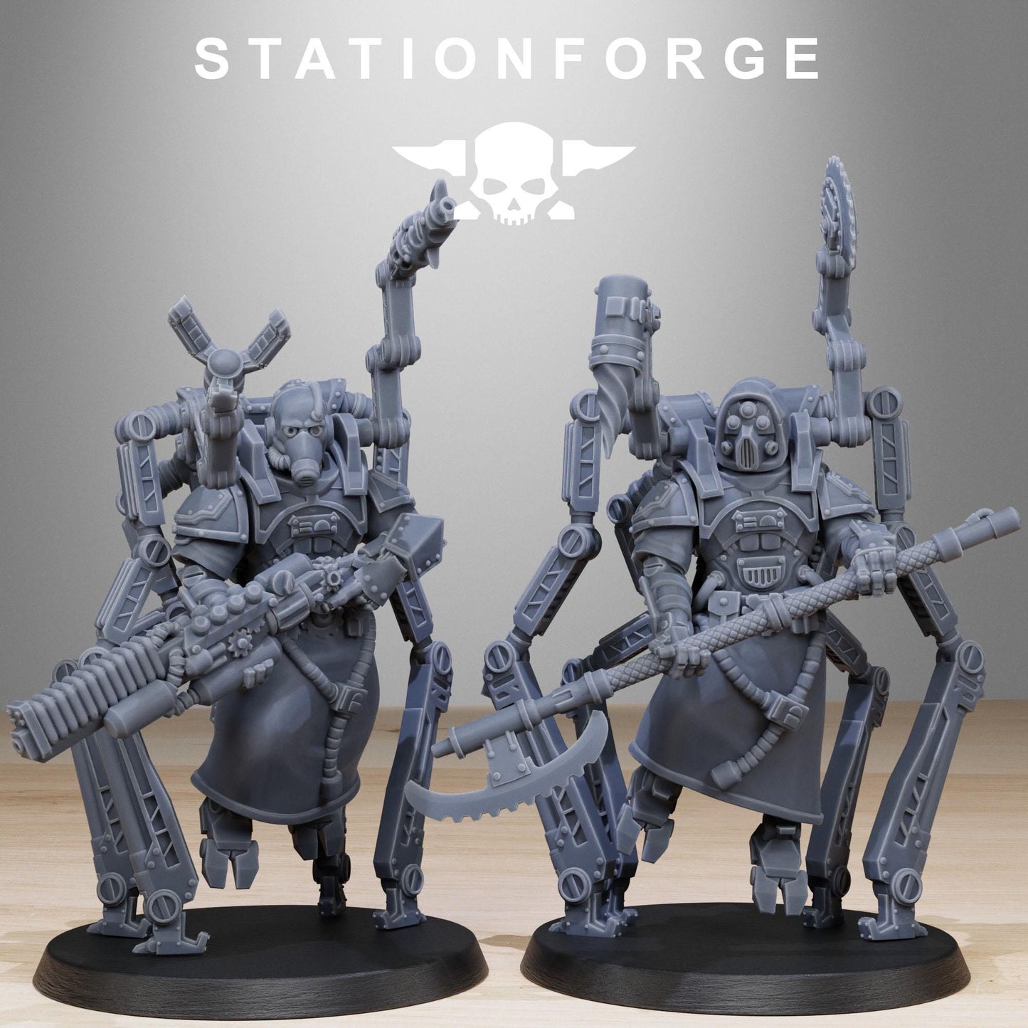 Scavenger Octopods | Set of 10 Minis | StationForge | 12K Prints