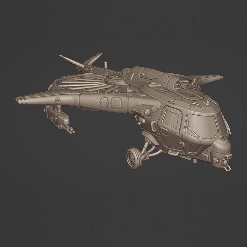 Crecerelle Scout Rotor | Nate Feyma | 12K Prints