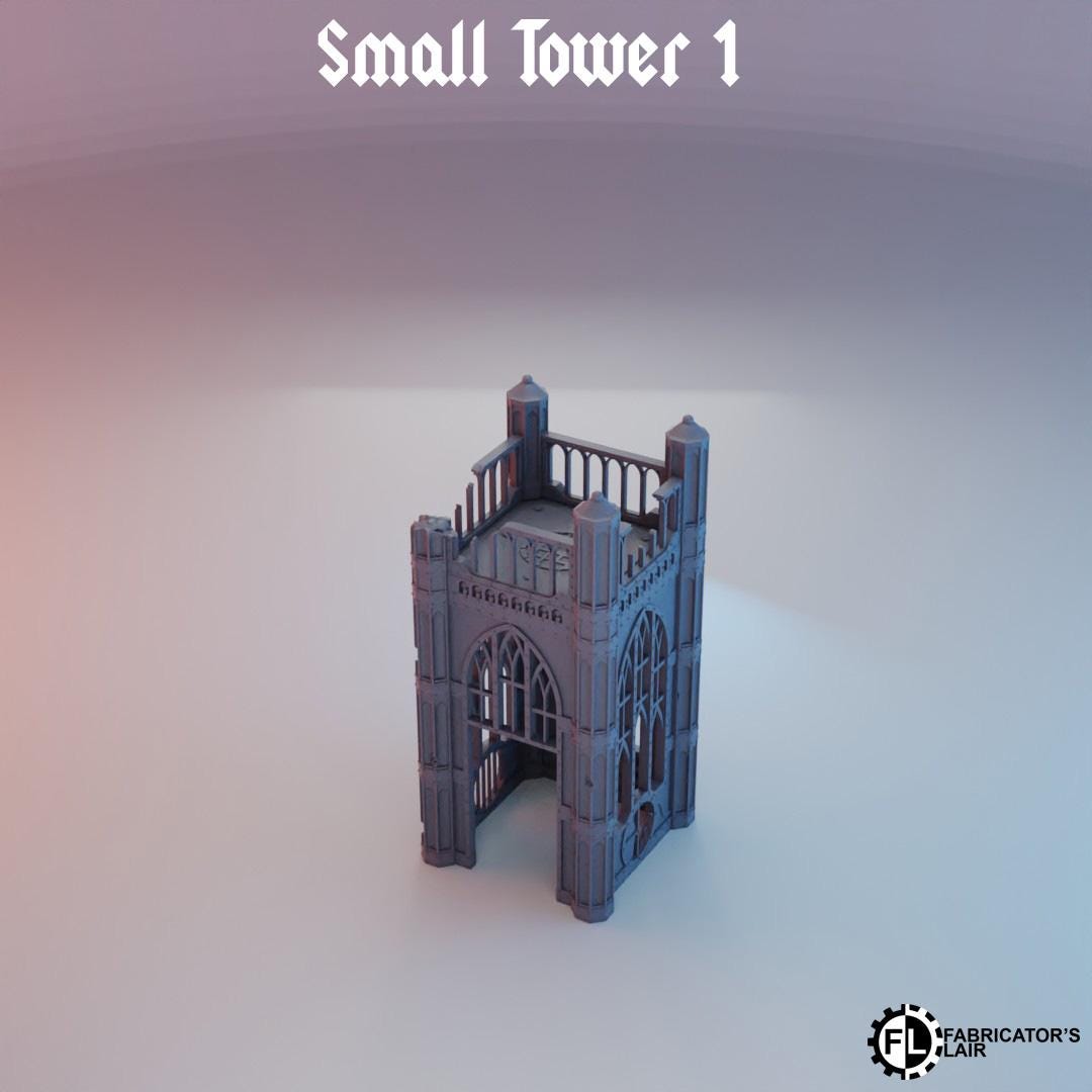 Small Tower 1 | Wargaming Terrain For Tabletop Wargames, Buildings / Scatter 10th Edition, Combat Patrol, Competitive 40K