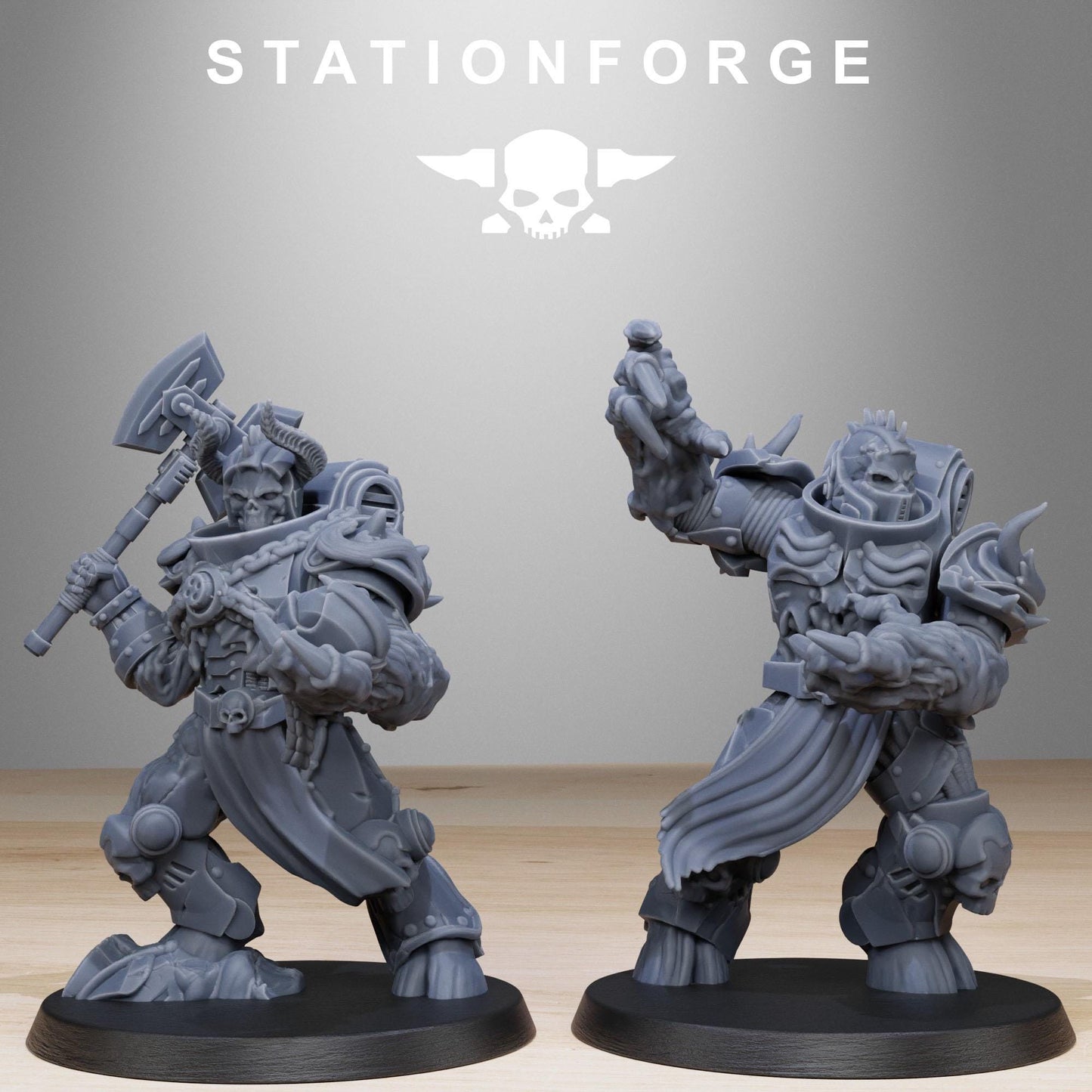 Corrupted Socratis Mutants | Set of 10 Minis | StationForge | 12K Prints