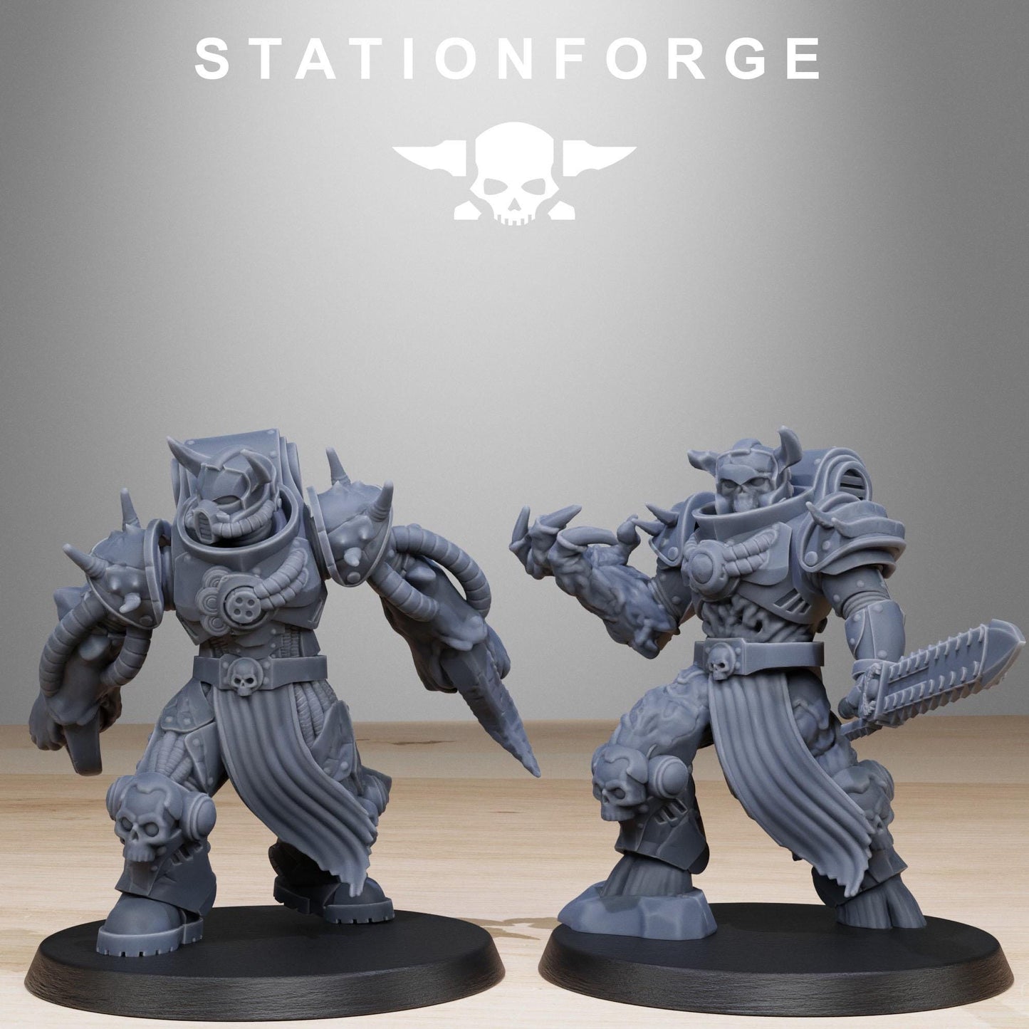 Corrupted Socratis Mutants | Set of 10 Minis | StationForge | 12K Prints