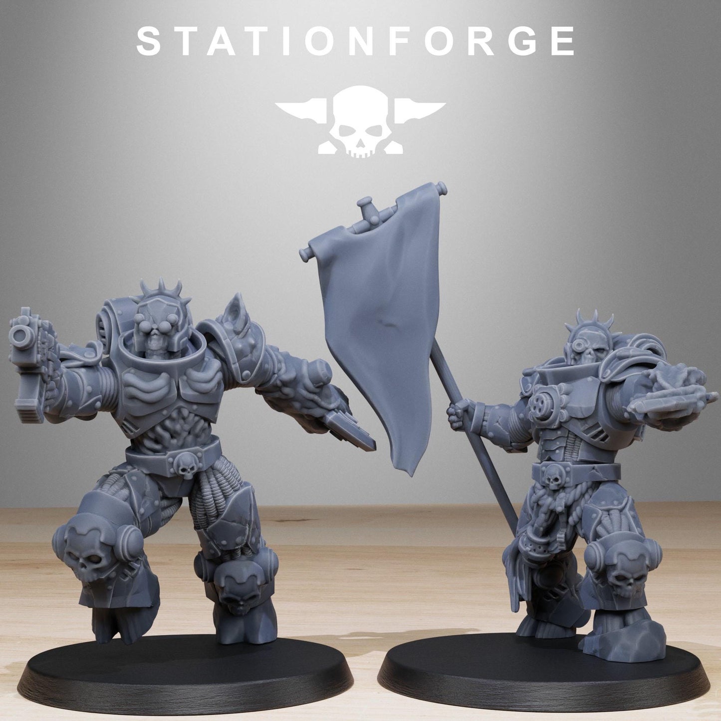 Corrupted Socratis Mutants | Set of 10 Minis | StationForge | 12K Prints
