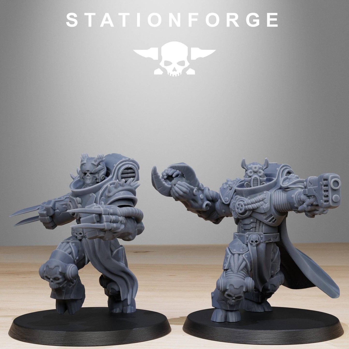 Corrupted Socratis Mutants | Set of 10 Minis | StationForge | 12K Prints