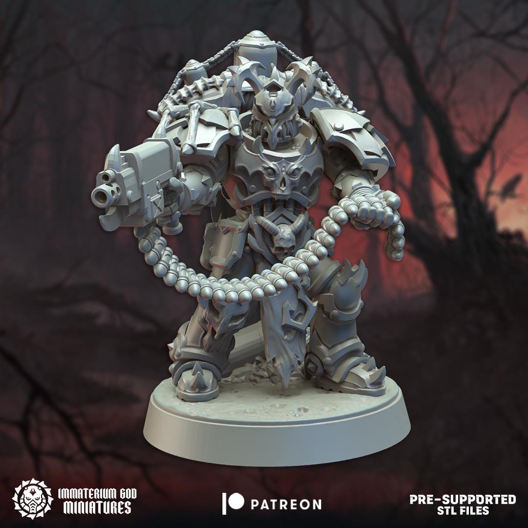 Night Soldiers - Blood Crawlers | Bloodfang Legion | Immaterium God Miniatures | 12K Prints