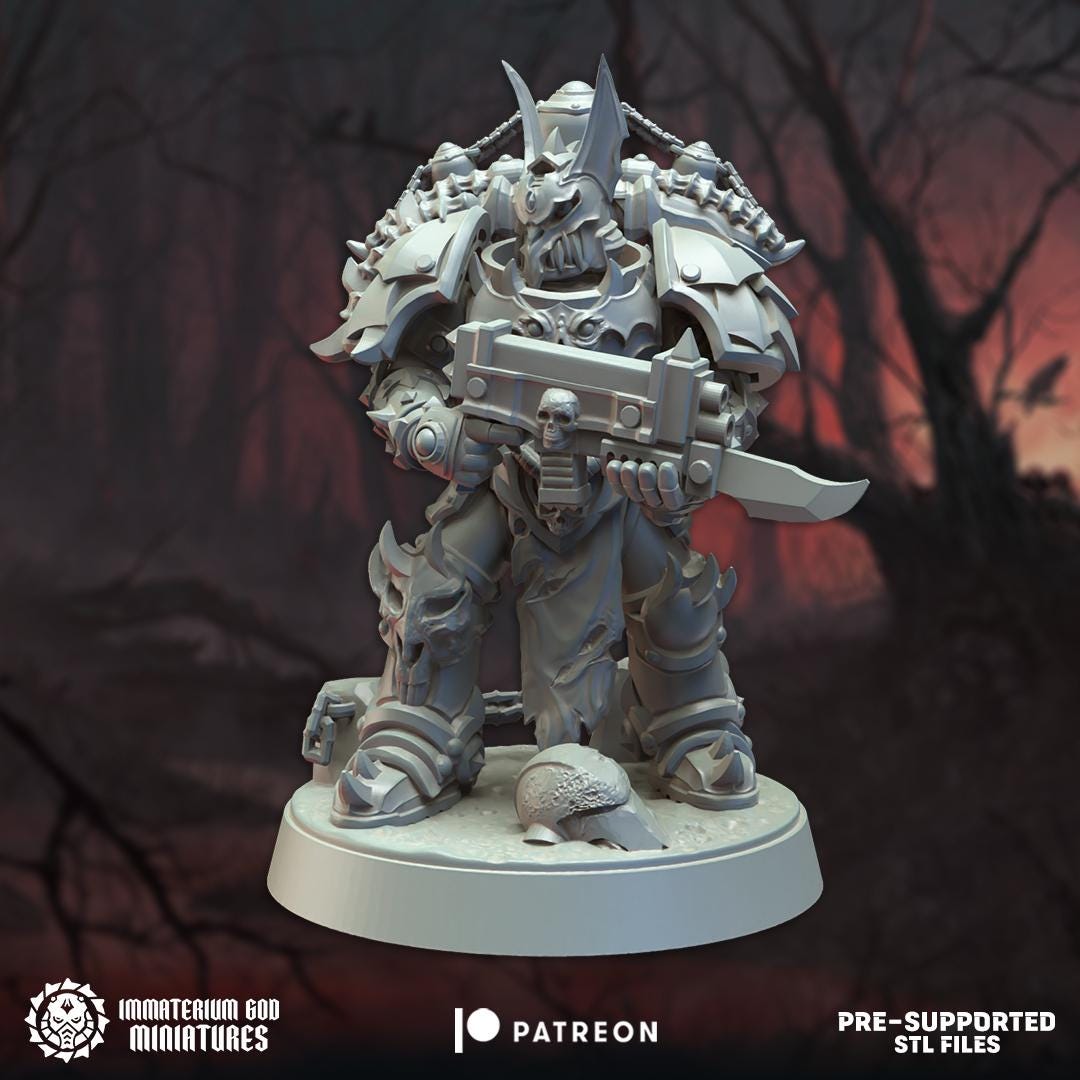 Night Soldiers - Blood Crawlers | Bloodfang Legion | Immaterium God Miniatures | 12K Prints