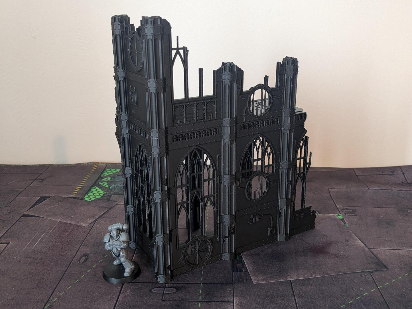 Emperor's Church - Front East Alt | Wargaming Terrain For Tabletop Wargames, Buildings Scatter 10th Edition, Combat Patrol, Competitive 40K
