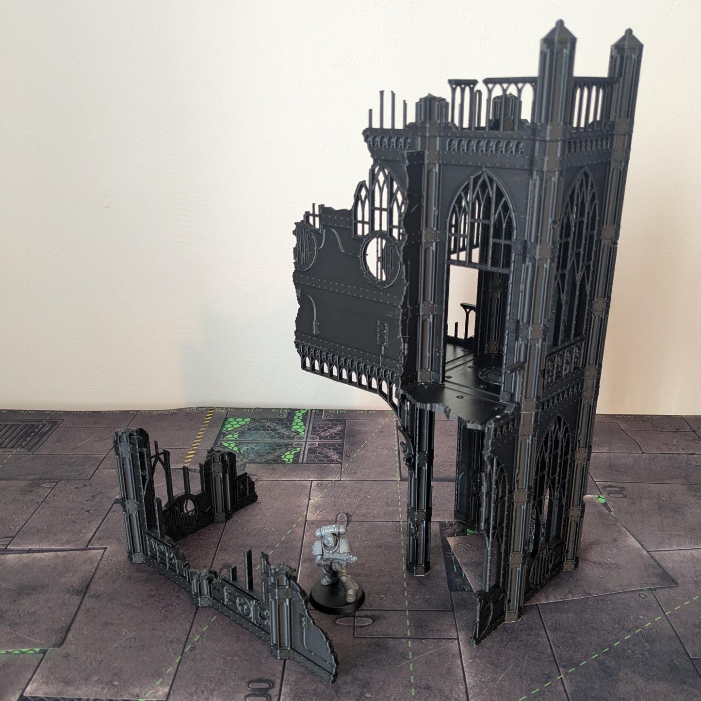 Emperor's Church - Front West | Wargaming Terrain For Tabletop Wargames, Buildings / Scatter 10th Edition, Combat Patrol, Competitive 40K