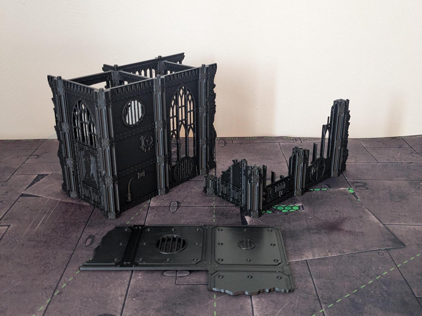 Emperor's Church - Rear West Alt | Wargaming Terrain for Tabletop Wargames, Buildings / Scatter 10th Edition, Combat Patrol, Competitive 40K