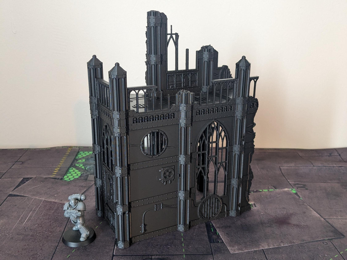 Emperor's Church - Rear West | Wargaming Terrain For Tabletop Wargames, Buildings / Scatter for 10th Edition, Combat Patrol, Competitive 40K