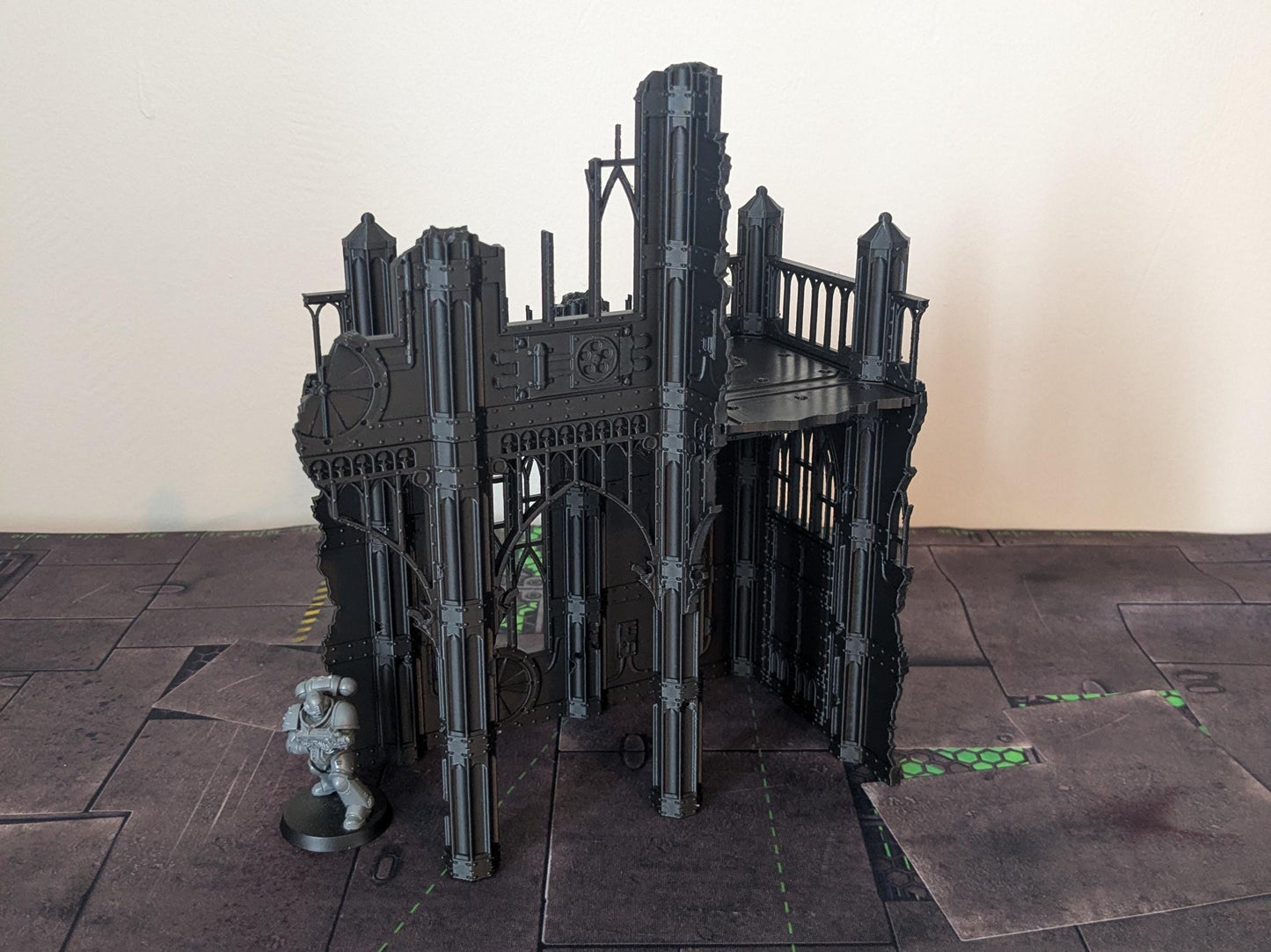 Emperor's Church - Rear West | Wargaming Terrain For Tabletop Wargames, Buildings / Scatter for 10th Edition, Combat Patrol, Competitive 40K
