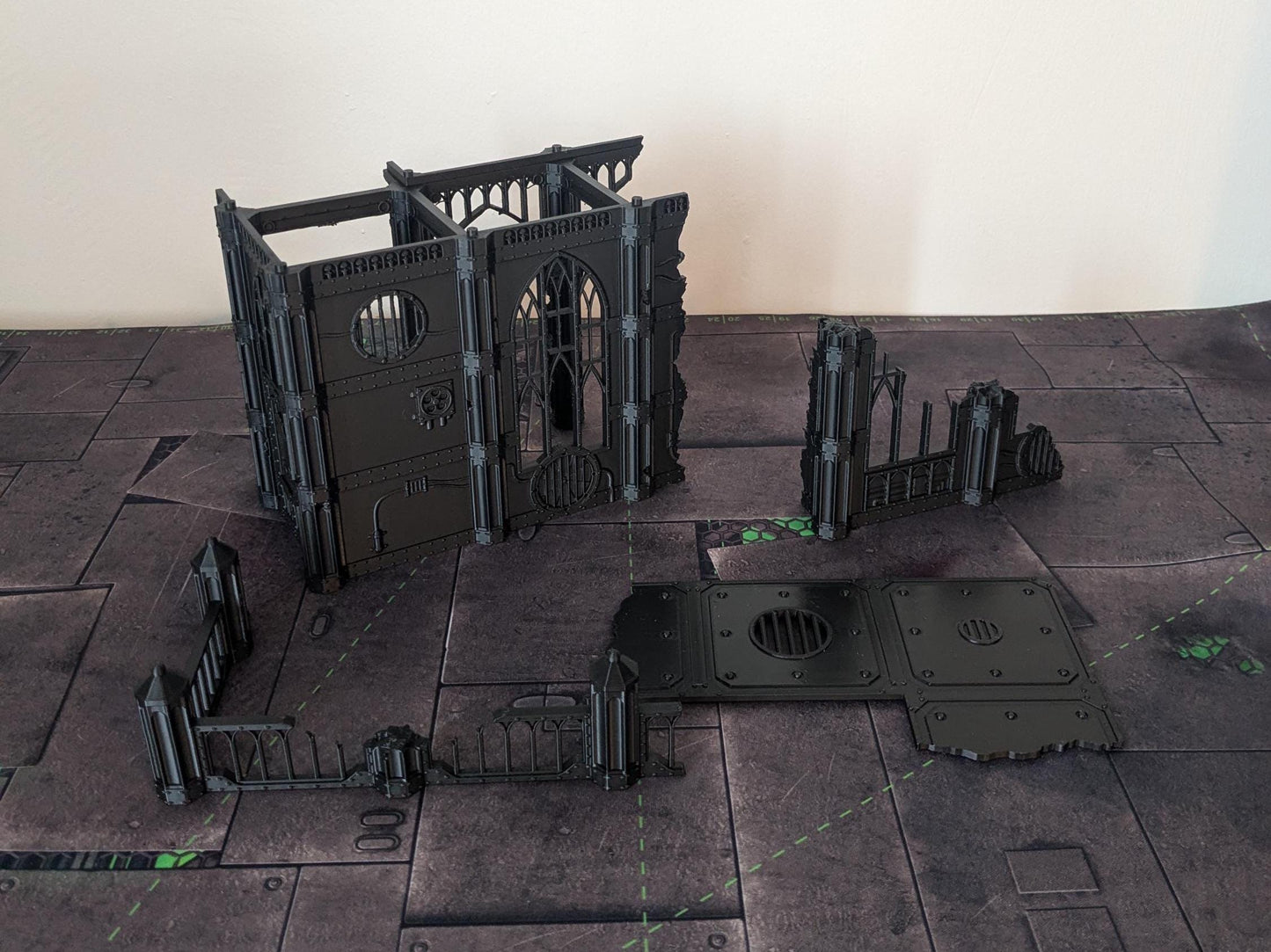 Emperor's Church - Rear West | Wargaming Terrain For Tabletop Wargames, Buildings / Scatter for 10th Edition, Combat Patrol, Competitive 40K
