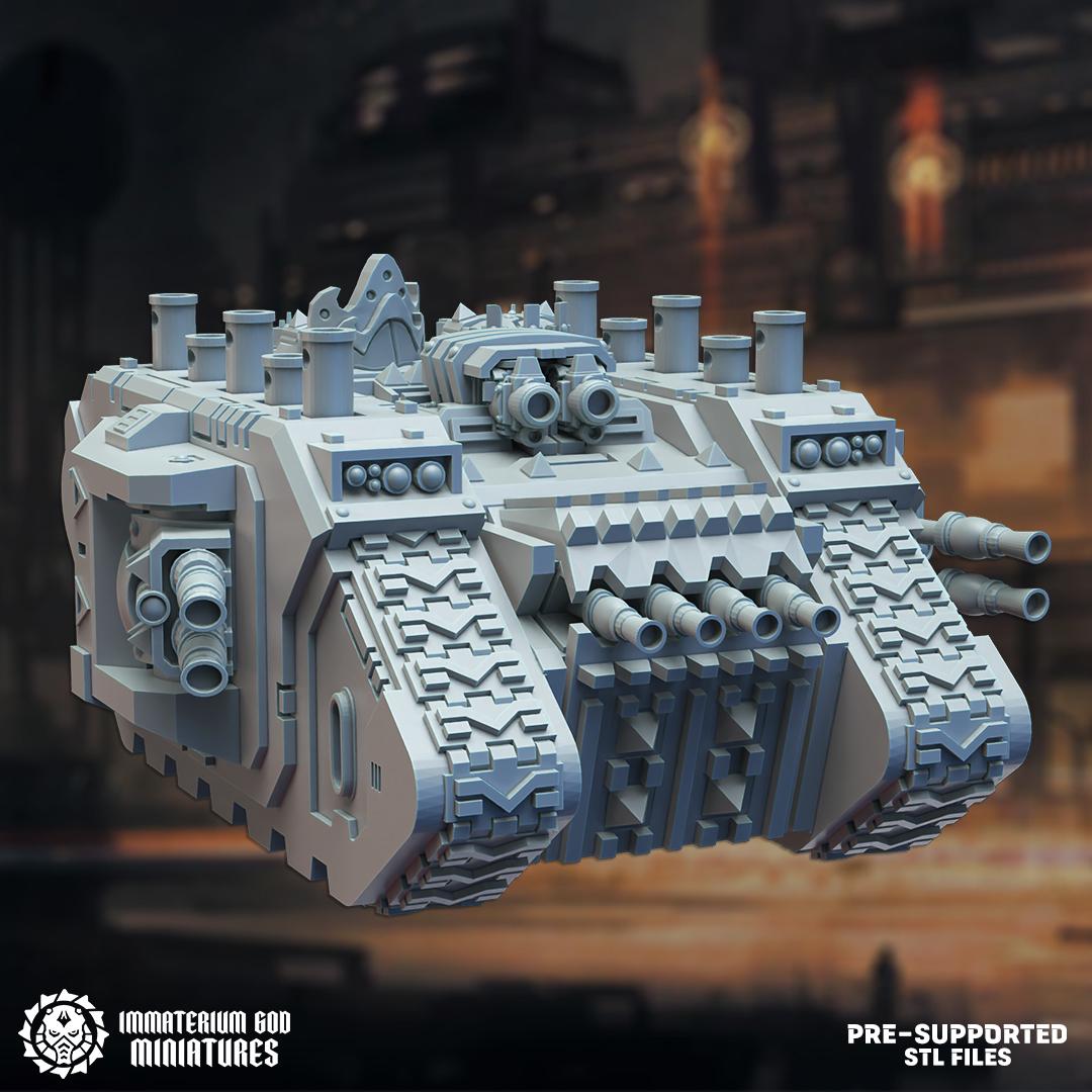 Mechatank | Dark Iron Foundry | Immaterium God Miniatures | 12K Prints