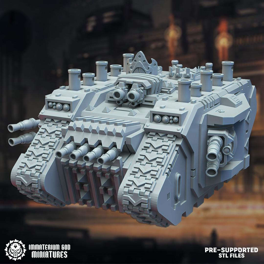 Mechatank | Dark Iron Foundry | Immaterium God Miniatures | 12K Prints