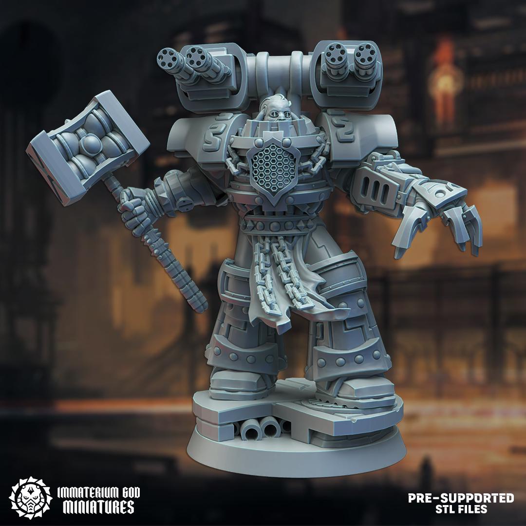 Betregla Ironsoul | Dark Iron Foundry | Immaterium God Miniatures | 12K Prints