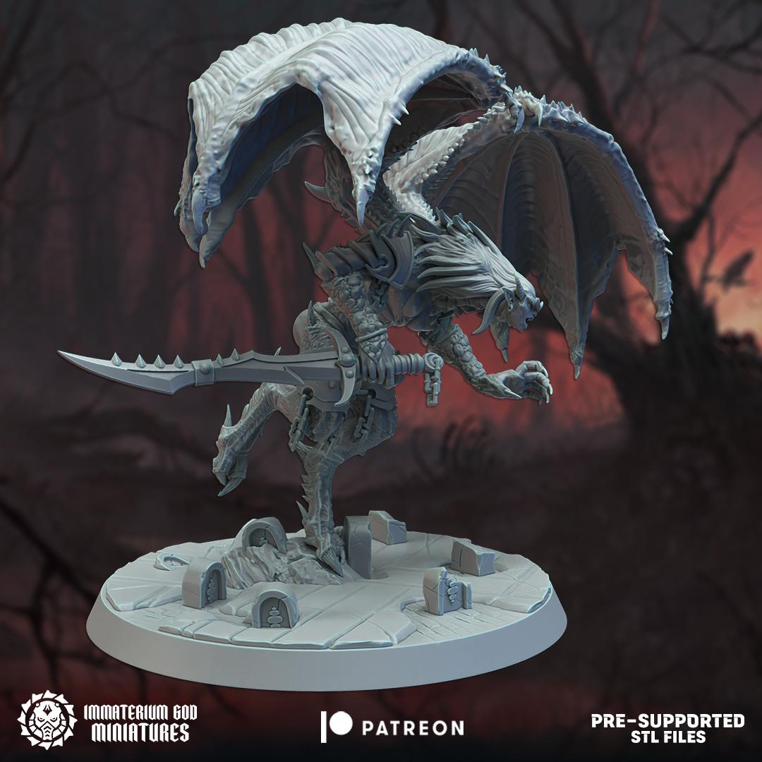 Vampire Queen | Bloodfang Legion | Immaterium God Miniatures | 12K Prints