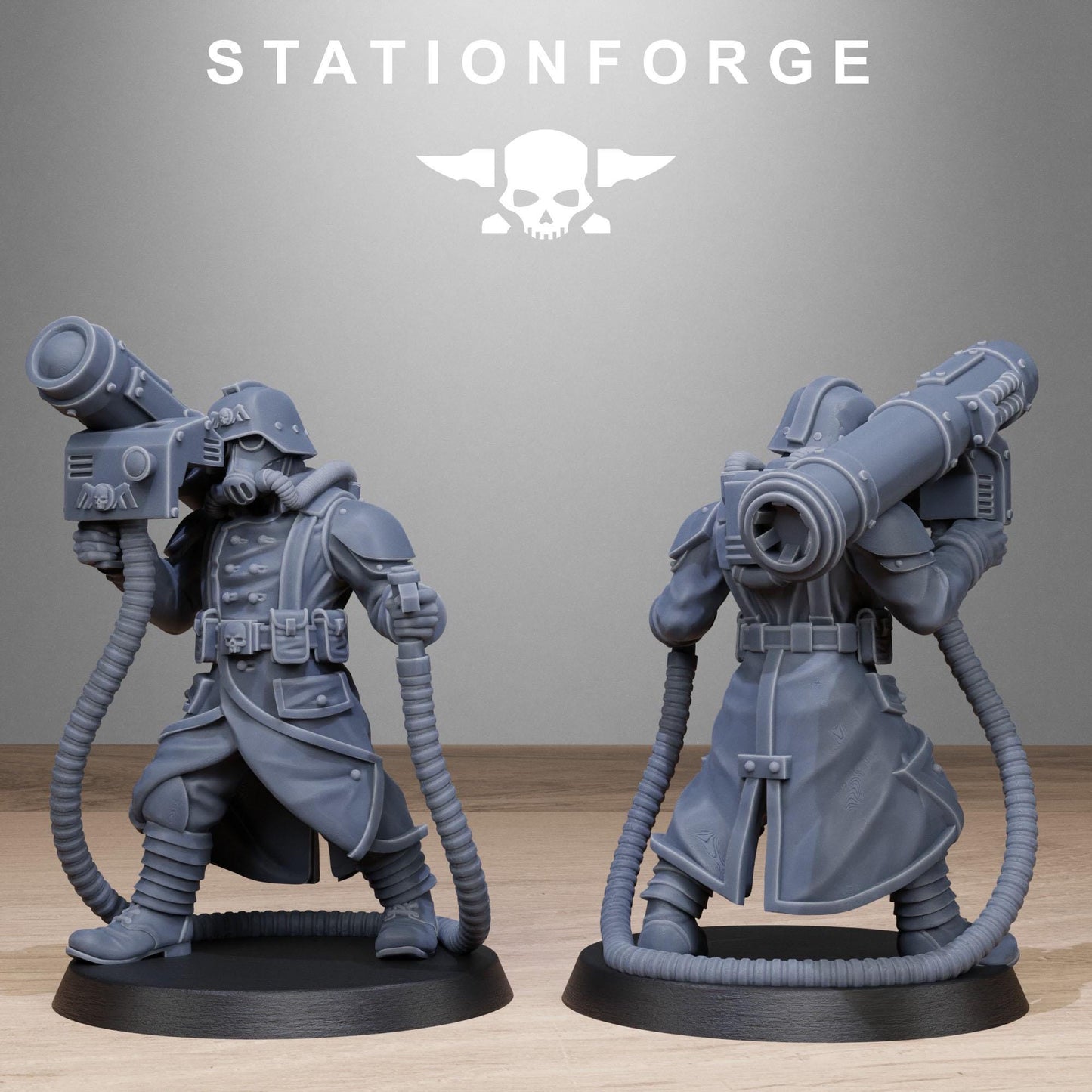 GrimGuard Rocketeers | Set of 10 Minis | StationForge | 12K Prints