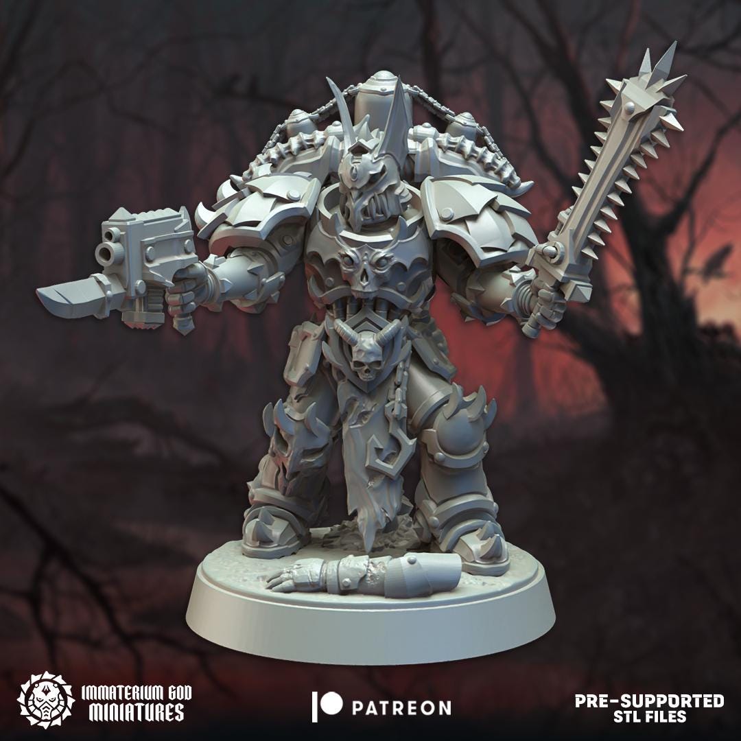 Night Soldiers - Blood Crawlers | Bloodfang Legion | Immaterium God Miniatures | 12K Prints