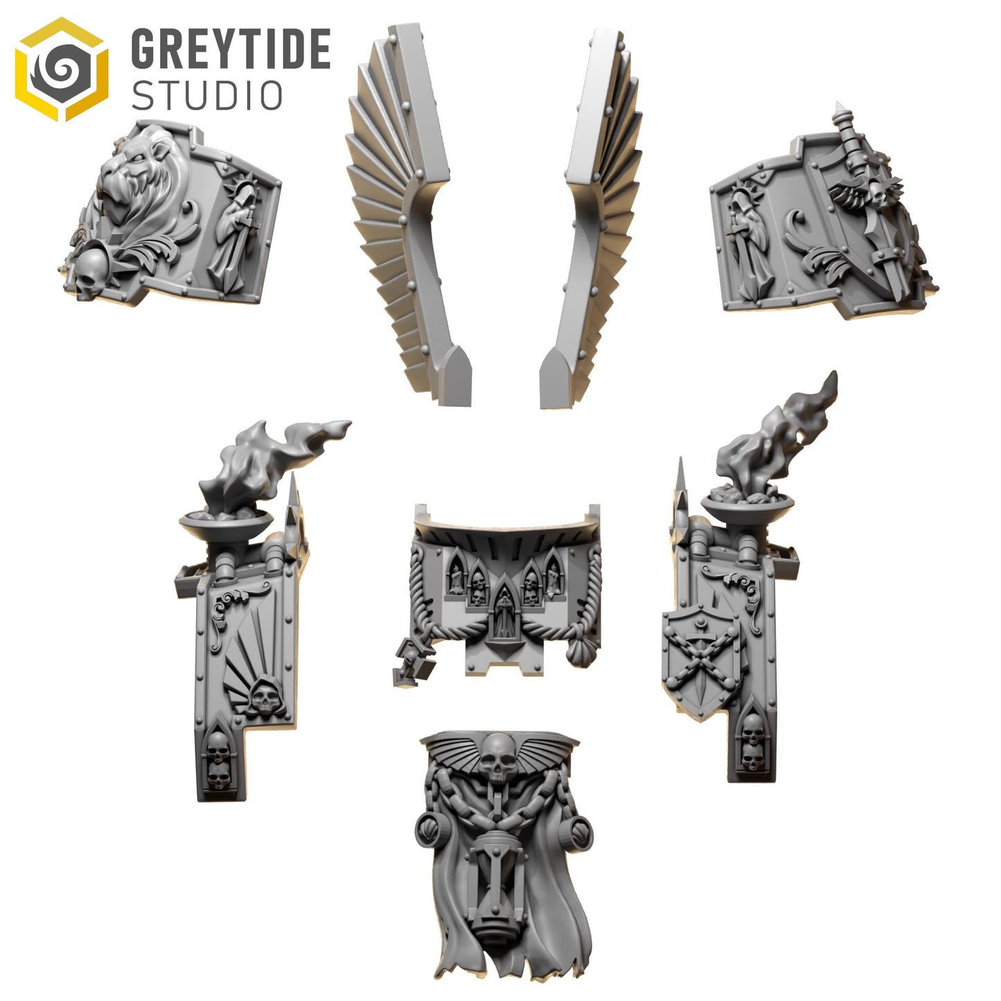 Ancient Armor Set 2 | GreyTide Studio - Eternal Pilgrims | 12K Prints