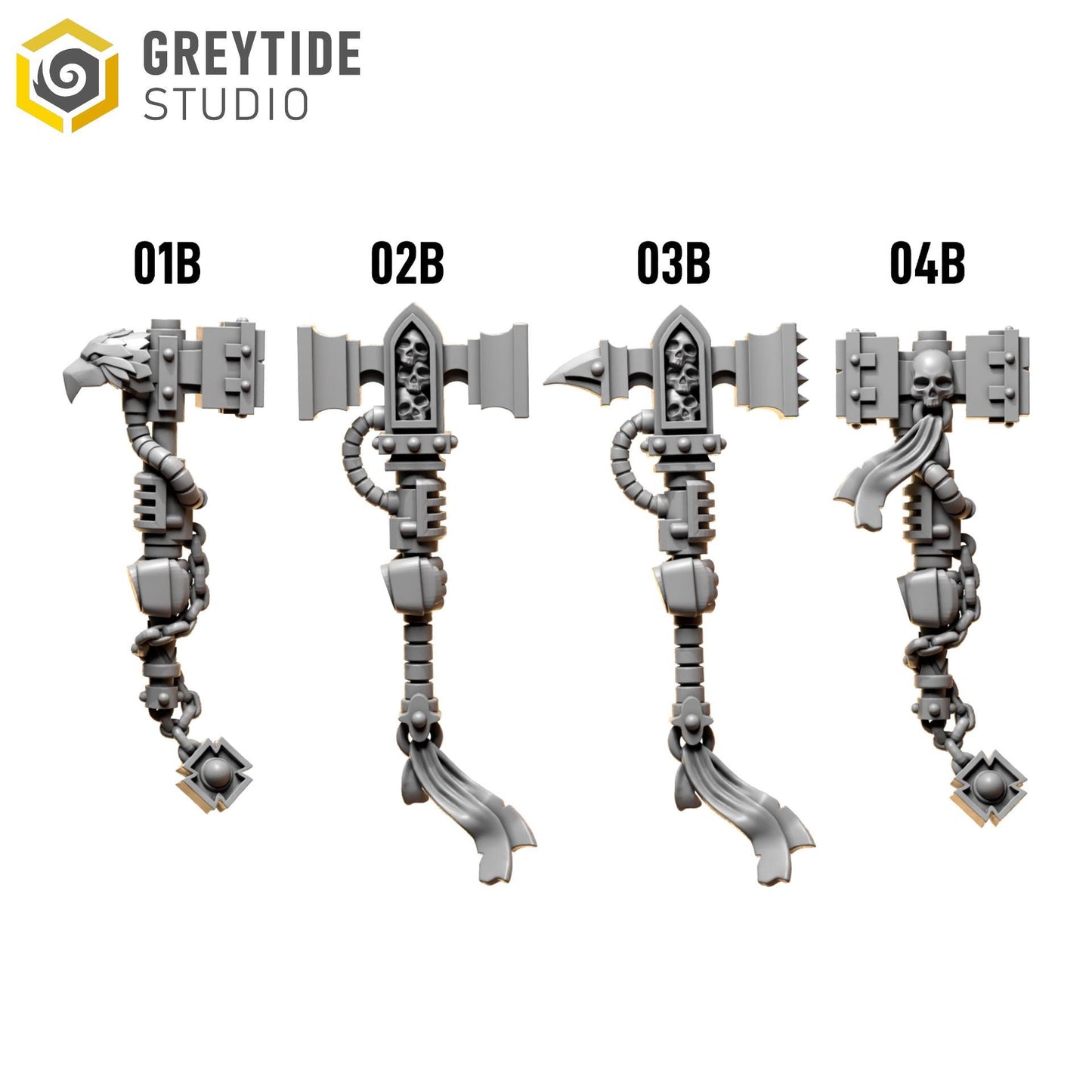 Hammers | Set of 5 Pieces | GreyTide Studio - Eternal Pilgrims | 12K Prints