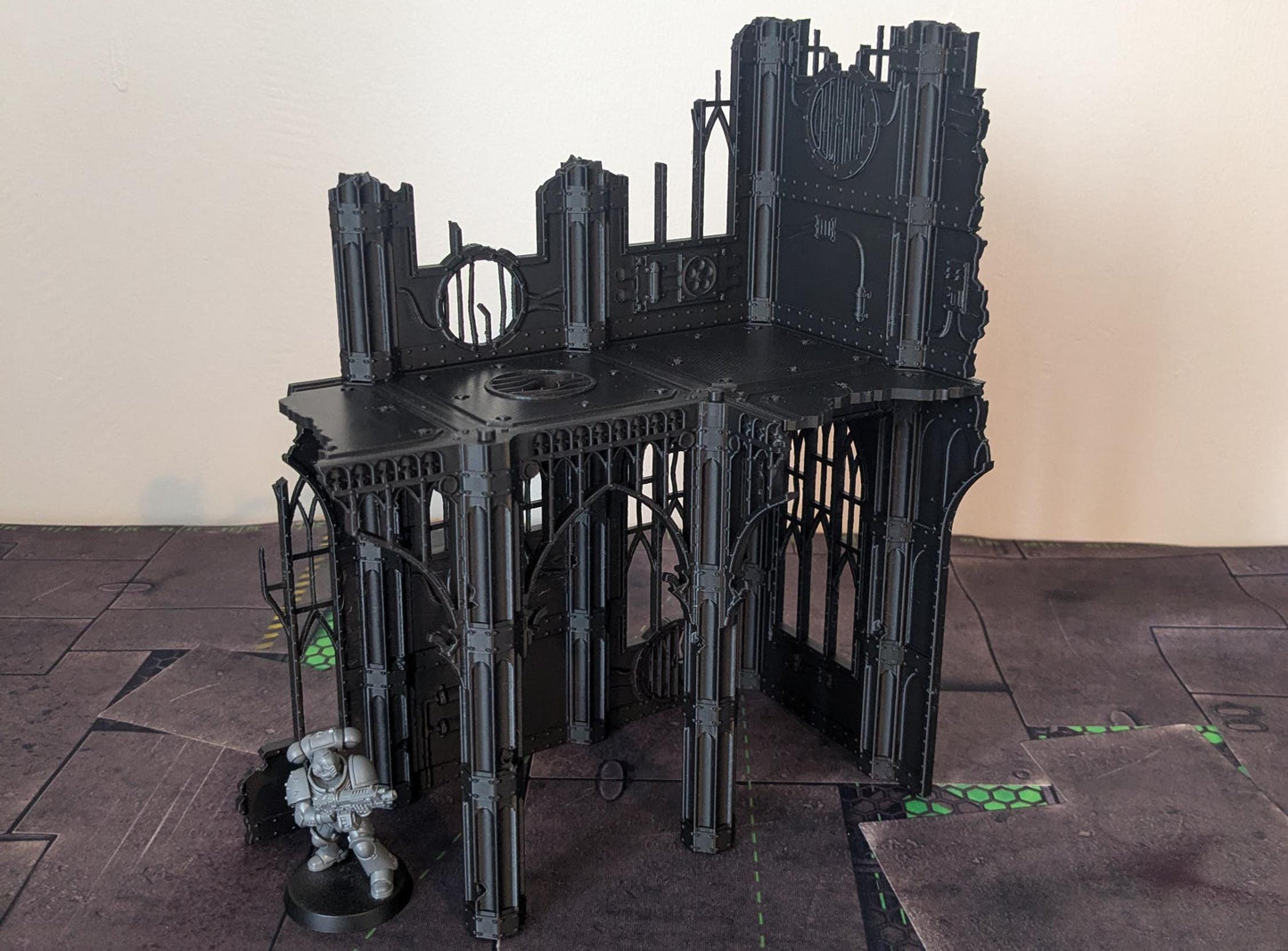 Emperor's Church - Front East Alt | Wargaming Terrain For Tabletop Wargames, Buildings Scatter 10th Edition, Combat Patrol, Competitive 40K