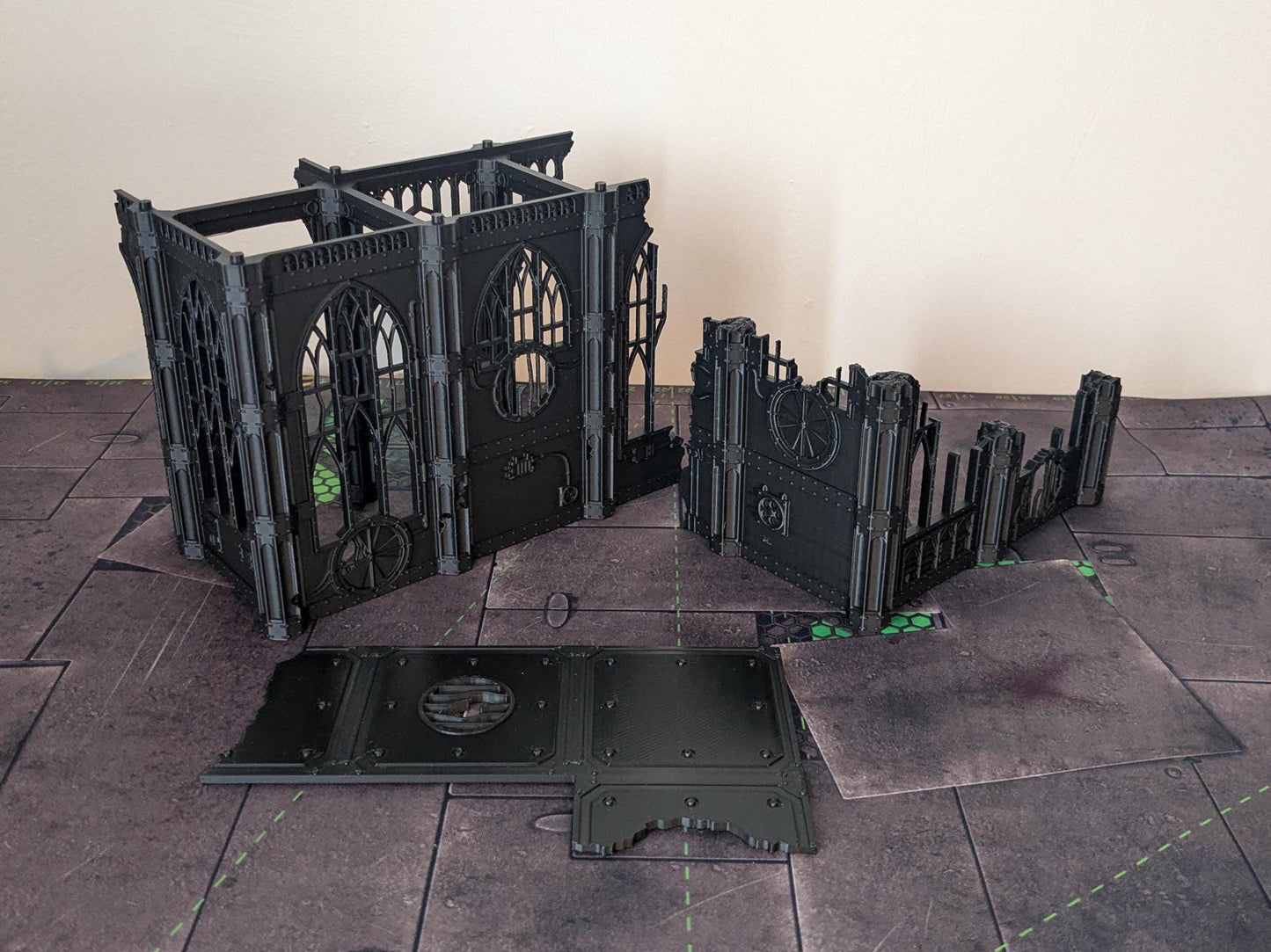 Emperor's Church - Front East Alt | Wargaming Terrain For Tabletop Wargames, Buildings Scatter 10th Edition, Combat Patrol, Competitive 40K