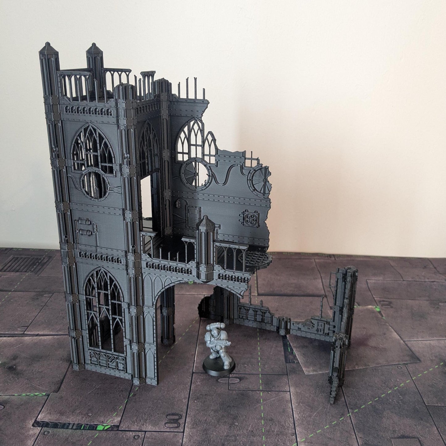 Emperor's Church - Front West | Wargaming Terrain For Tabletop Wargames, Buildings / Scatter 10th Edition, Combat Patrol, Competitive 40K
