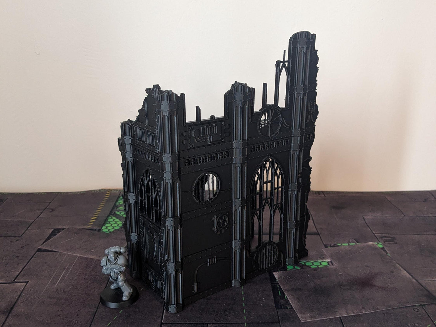 Emperor's Church - Rear West Alt | Wargaming Terrain for Tabletop Wargames, Buildings / Scatter 10th Edition, Combat Patrol, Competitive 40K