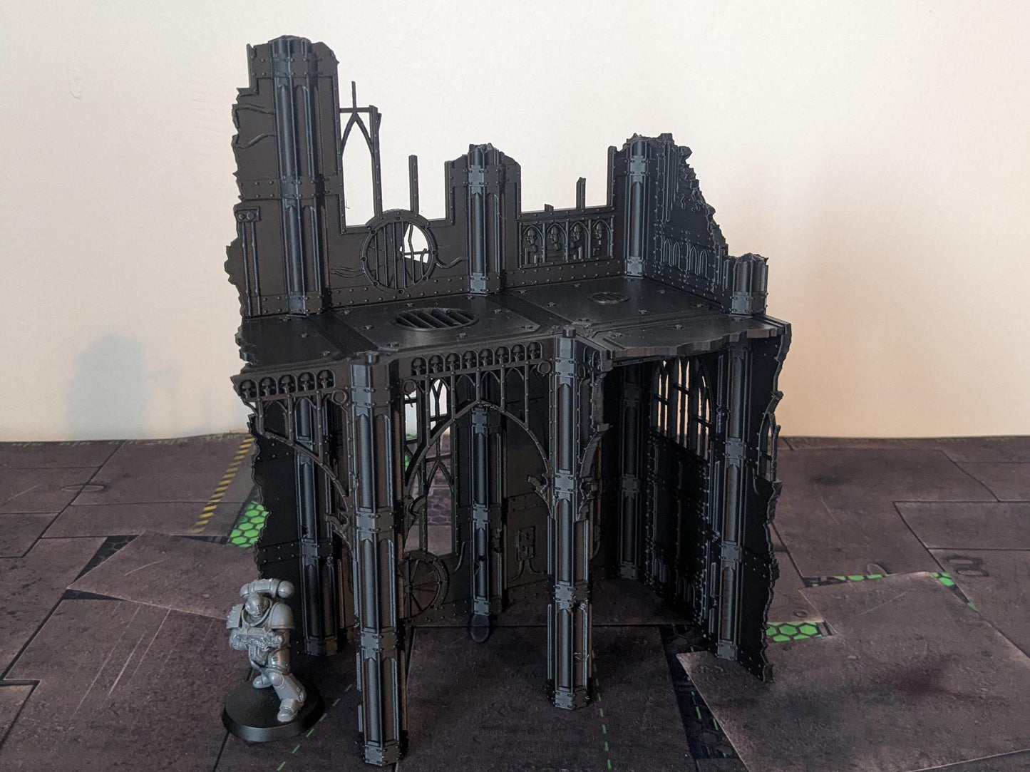 Emperor's Church - Rear West Alt | Wargaming Terrain for Tabletop Wargames, Buildings / Scatter 10th Edition, Combat Patrol, Competitive 40K