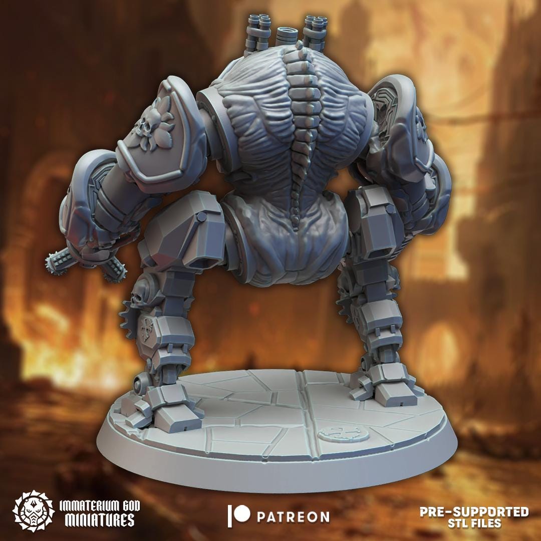 Redpemtion Engine | Court of Corruption | Immaterium God Miniatures | 12K Prints